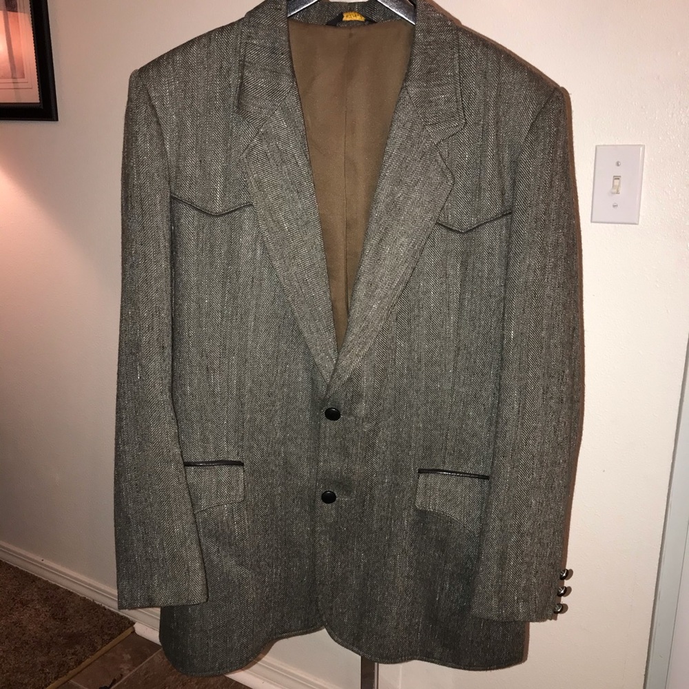 Vintage Pioneer Wear Mens Western Blazer 42L